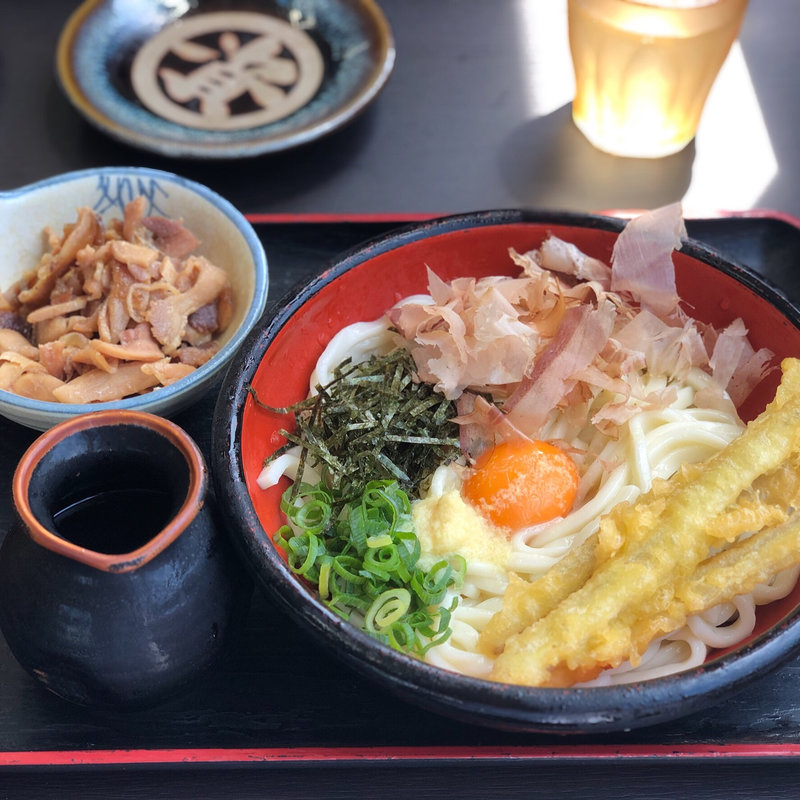 ぶっかけうどん(冷)(資さんうどん 鞘ヶ谷店)