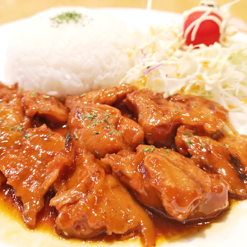 炭火焼きチキン(ライス付)(R&B cafe Boo)