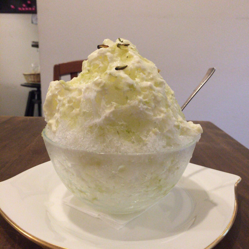 奈良県吉野産本わさびとマスカルポーネチーズのかき氷(バンブーノ （Bambuno）)