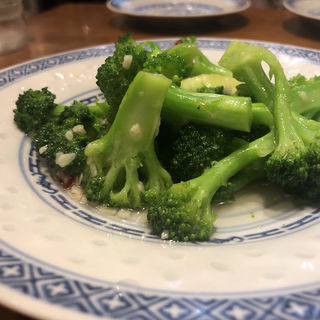 ブロッコリー炒め(香港麺 新記)
