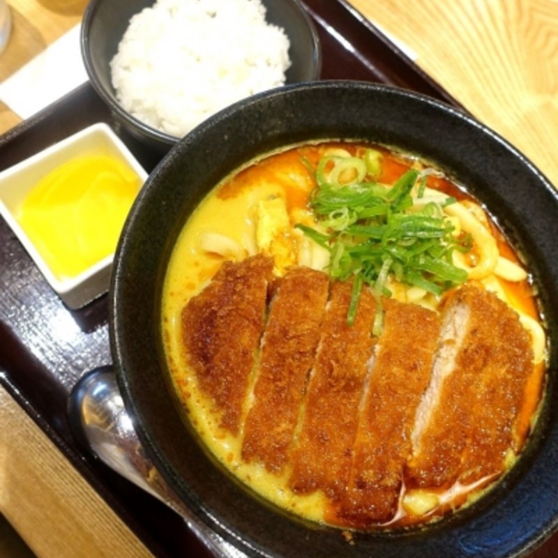 Aランチ　特製千吉カツカレーうどん(カレーうどん千吉栄店)
