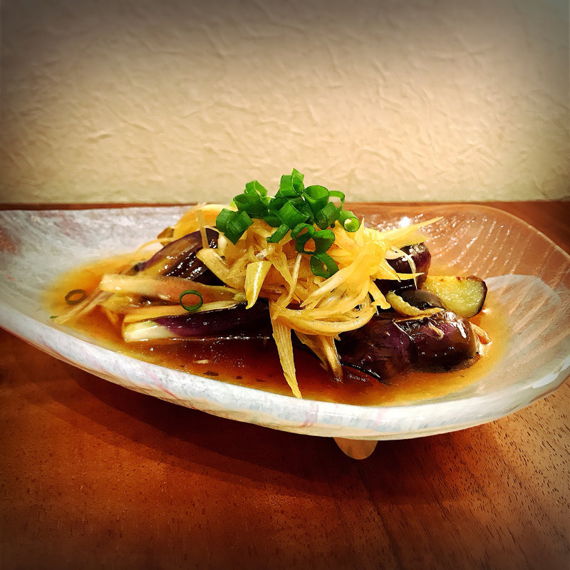 焼きなすのみょうが南蛮(SHIRU)