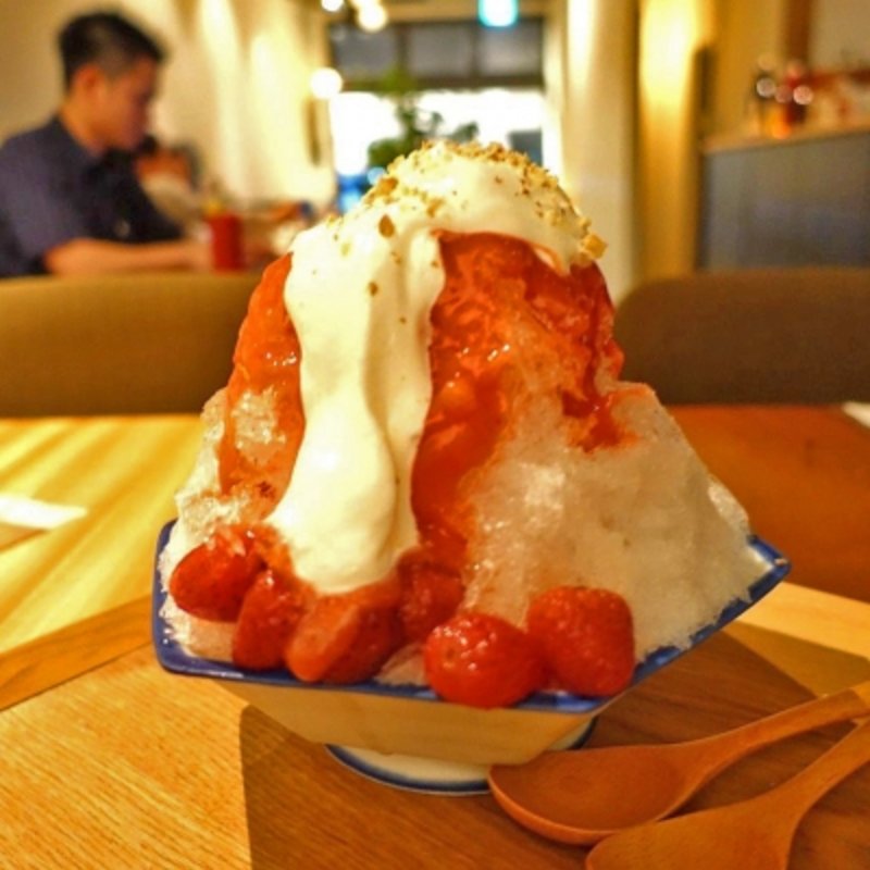 かき氷　苺のコンフィチュール(継手)