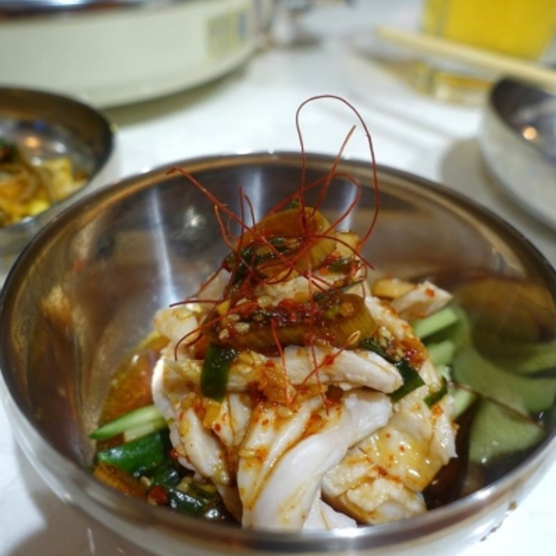 ガツの湯引き(ホルモン焼肉 セジョン)