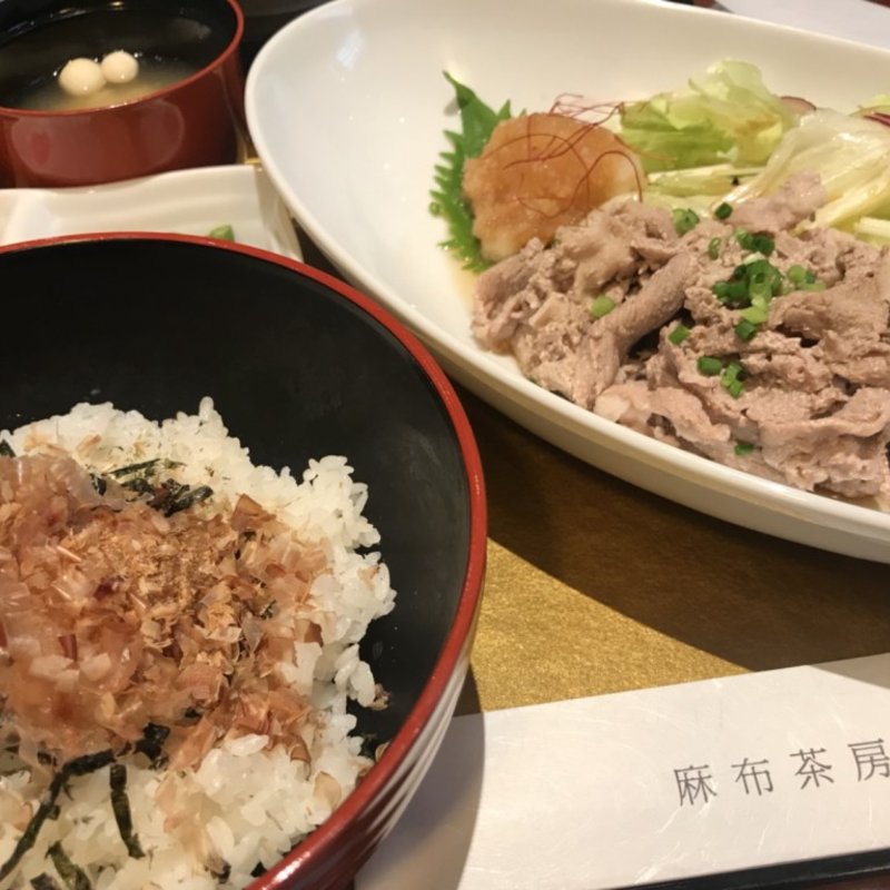 豚しゃぶ御膳(麻布茶房 アトレ恵比寿店)