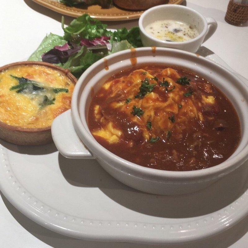 オムハヤシライス(ラ・メゾン アンソレイユターブル サンシャインシティアルパ店)