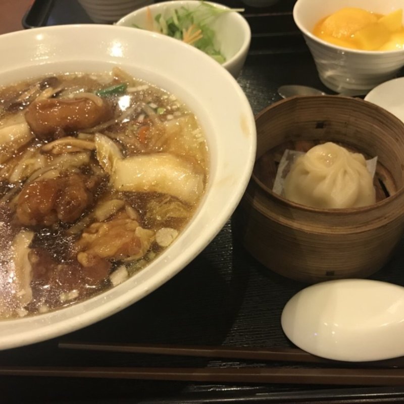 唐揚げあんかけそば(口福炒飯楼 新宿ミロード店 )