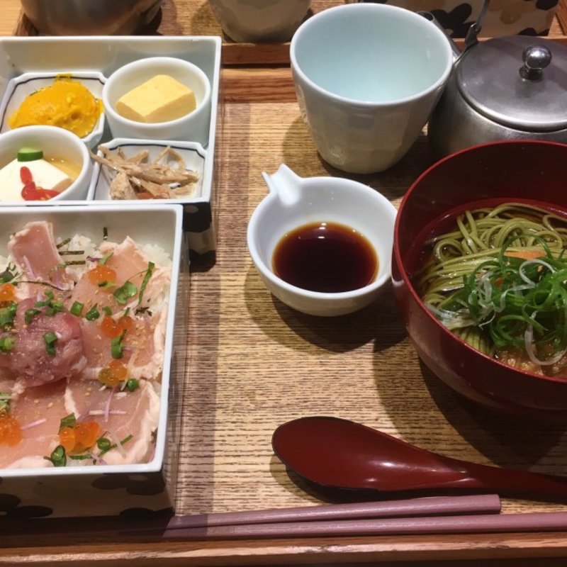 カジキマグロとねぎとろ(chobohan ルミネエスト新宿店)