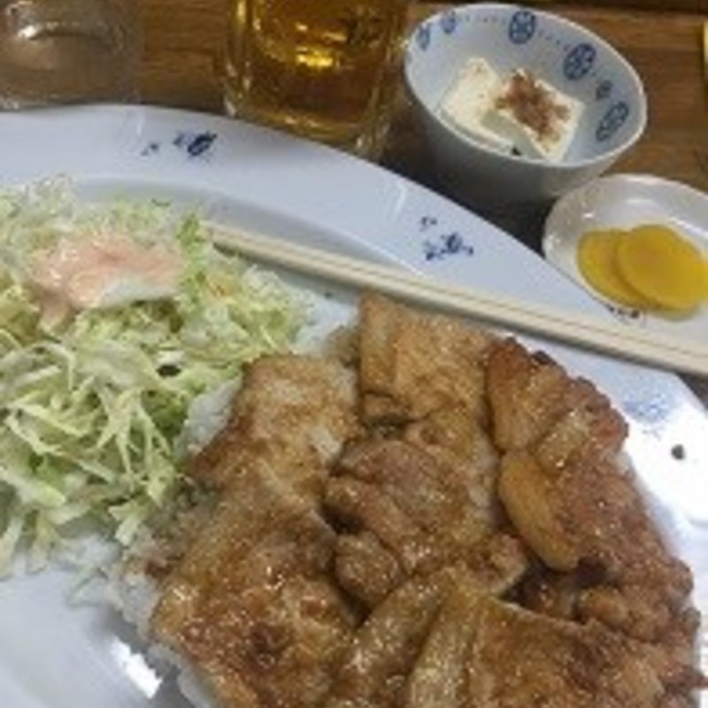 ポーク照焼定食(焼肉やまと )