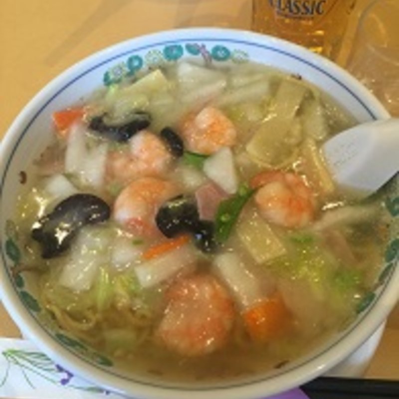 エビと野菜のあんかけラーメン（塩味）(札幌市役所 レストラン ライラック)