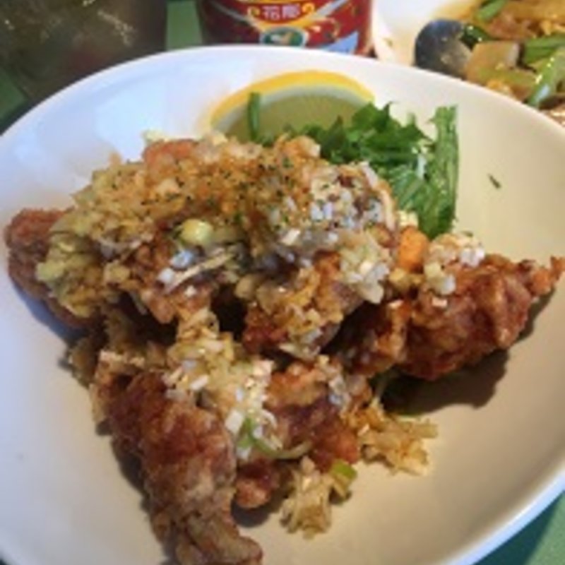 油淋鶏（若鶏のネギソースがけ）(中華厨房あんにん 西町店)