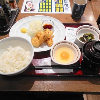 朝定食(大釜屋　エキュート上野店)
