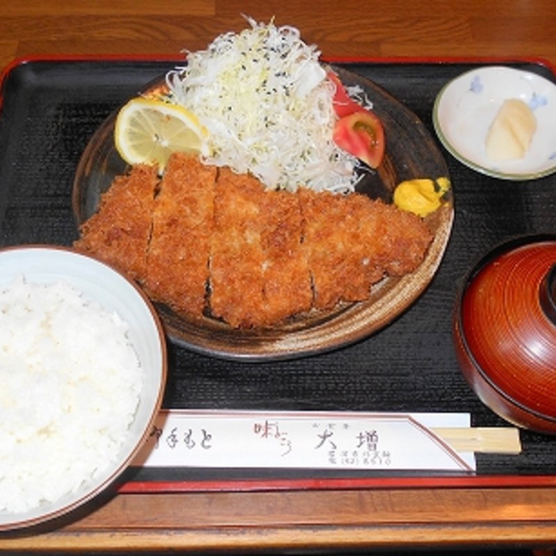 房総豚ロースかつ御膳(とんかつ 大増)