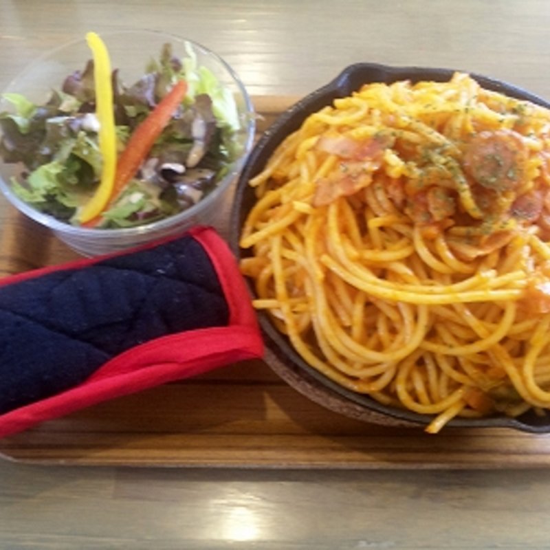ナポリタンスパゲティ大盛(3cafe')