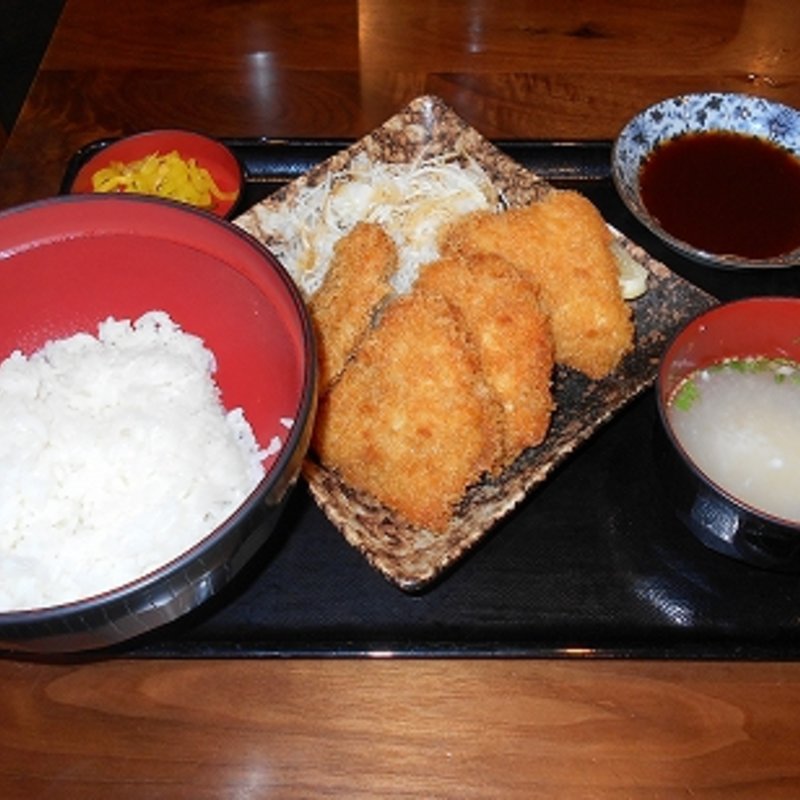 チキンカツ定食(鶏味座 川崎アゼリア店)