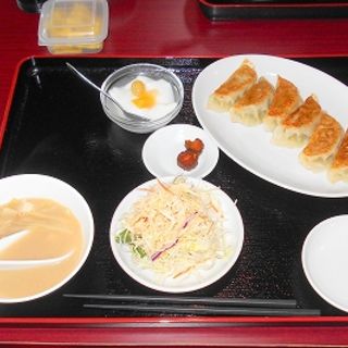 焼き餃子定食(台湾料理 金福)