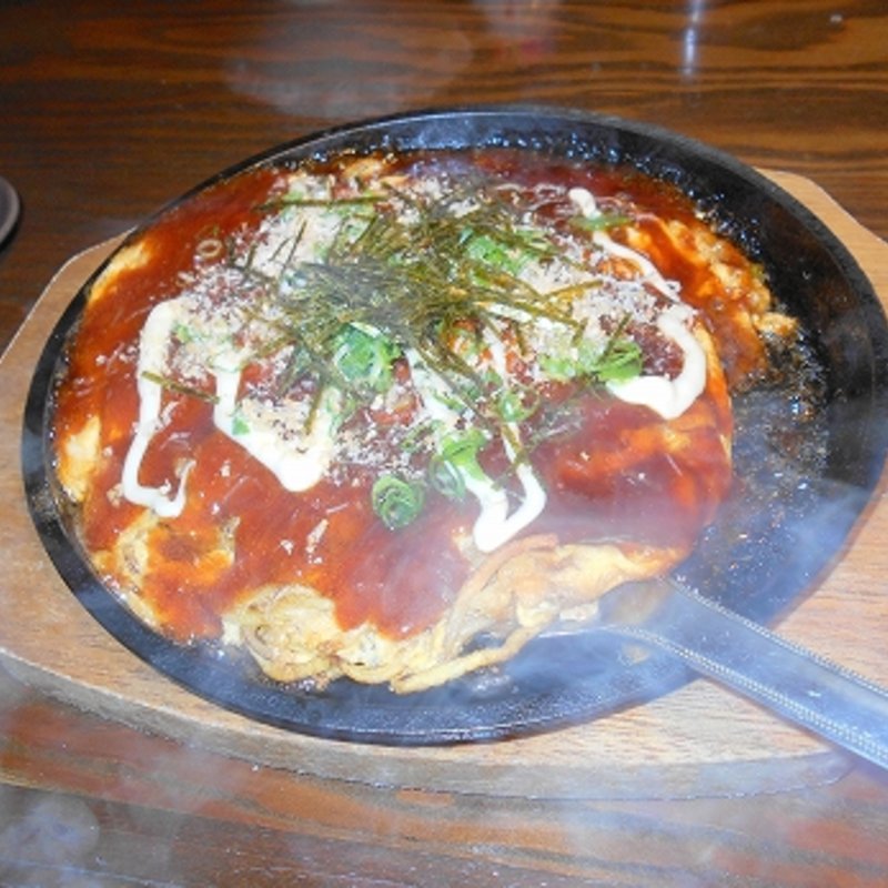 お好み焼き風玉子焼き(永遠の別宅)