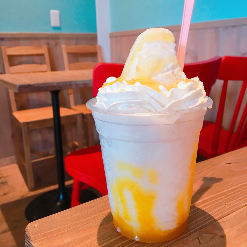 cream snow ice マンゴー(ジェラートファクトリー ミラ)