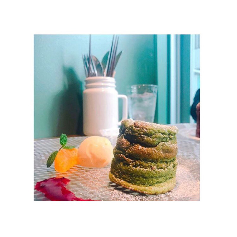 抹茶のフォンダンショコラ(タルトフランベ専門店 allant)