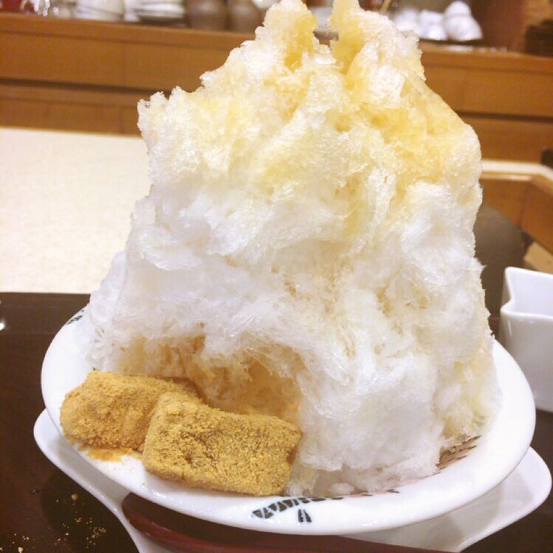 ほうじ茶のかき氷(諏訪園 （すわえん）)