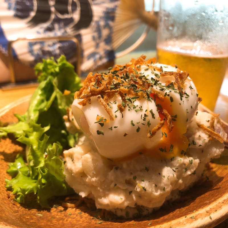 The mount of ポテサラ(焼鳥酒場 本田商店 人形町本店)