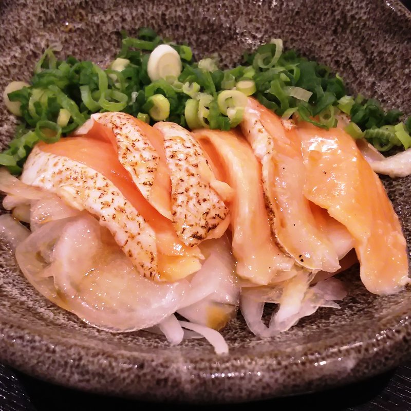 サーモン葱ポン酢(金の蔵 元住吉店)