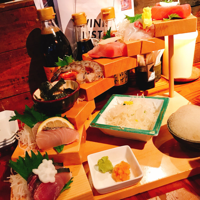 刺し盛り(博多炉端 魚男)