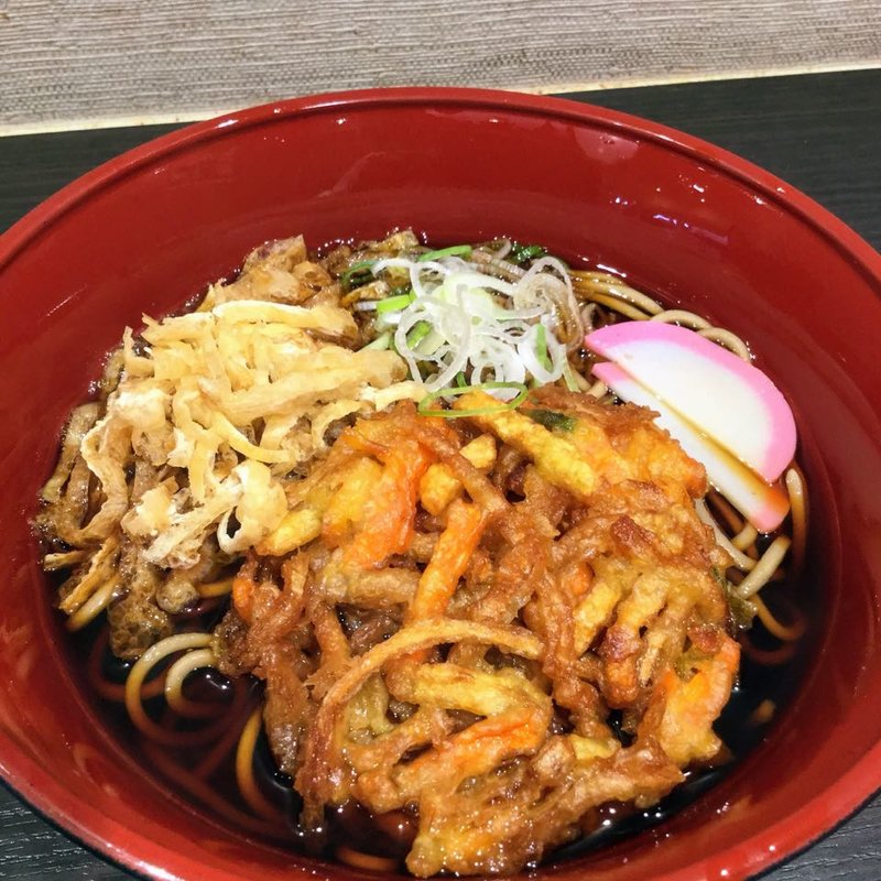 天ぷらそば(壺屋 JR豊橋駅構内 中央売店)