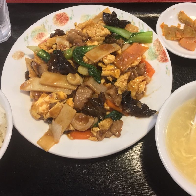 豚肉キクラゲたまご炒め(四川料理 ラーメィズ)