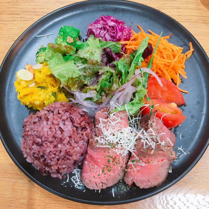 ワンプレート (豪州黒牛ローストビーフ)(食堂カフェpotto×タニタカフェ イオンモール堺北花田店)