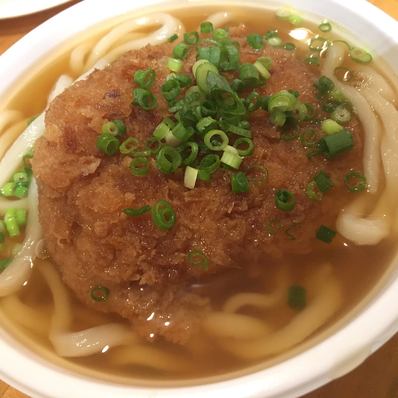 コロッケうどん(爽月 （そうげつ）)