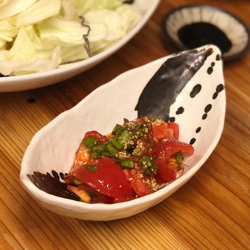 トマトキムチ(焼鳥 十蔵 香椎店)