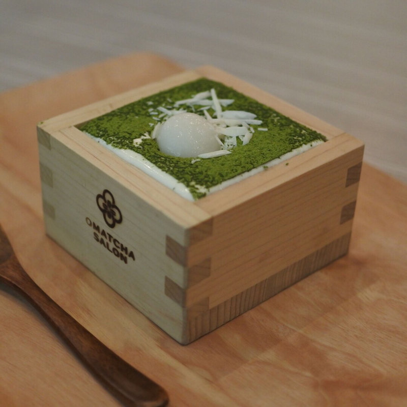 宇治抹茶とマスカルポーネのティラミス(OMATCHA SALON 淀屋橋)