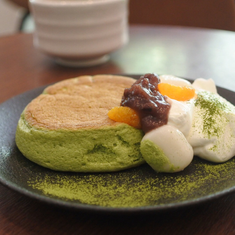 抹茶パンケーキ(OMATCHA SALON 淀屋橋)