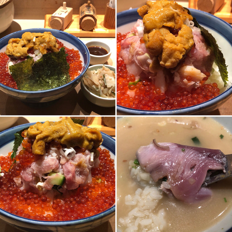 ぜいたく丼（特上）時価(つじ半 日本橋本店)