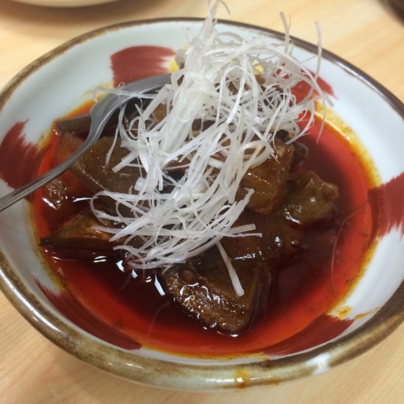 旨辛牛すじ煮込み(新梅田食堂街 居酒屋 三喜)