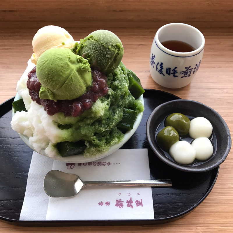 特選都路里氷(茶寮都路里 大丸東京店 （さりょうつじり）)