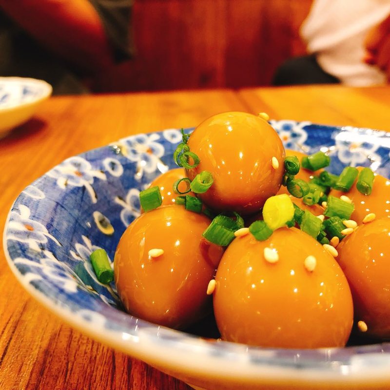 うずらの味玉(新橋やきとん 神田小川町店)