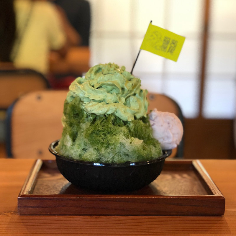 抹茶エスプーマ(西尾いちご)(抹茶ラボ 西尾伝想茶屋店)