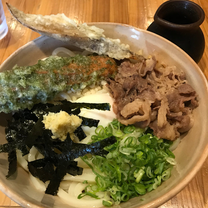 男の肉ぶっかけ(讃岐の男うどん 能勢 )