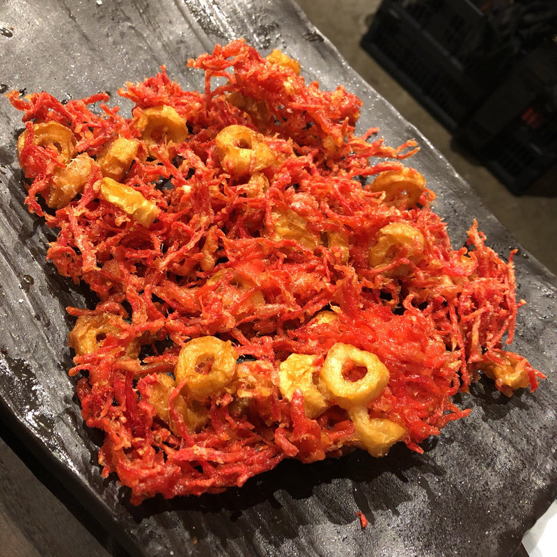 紅生姜とちくわ揚げ(九州 海鷹 清川店)