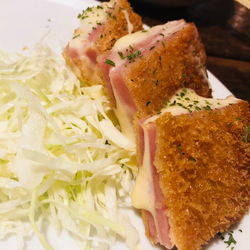 ハムカツ(朝日食堂)