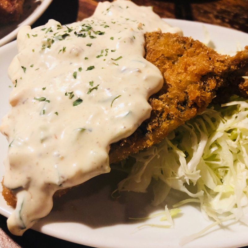 アジフライ(朝日食堂)