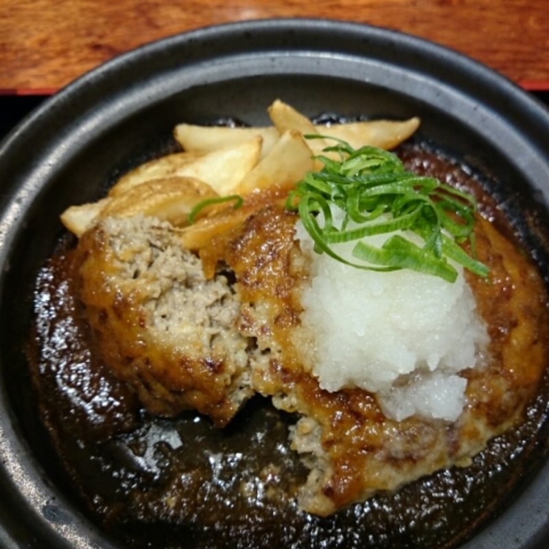 ハンバーグ定食(鍛冶屋 文蔵 東陽町店)