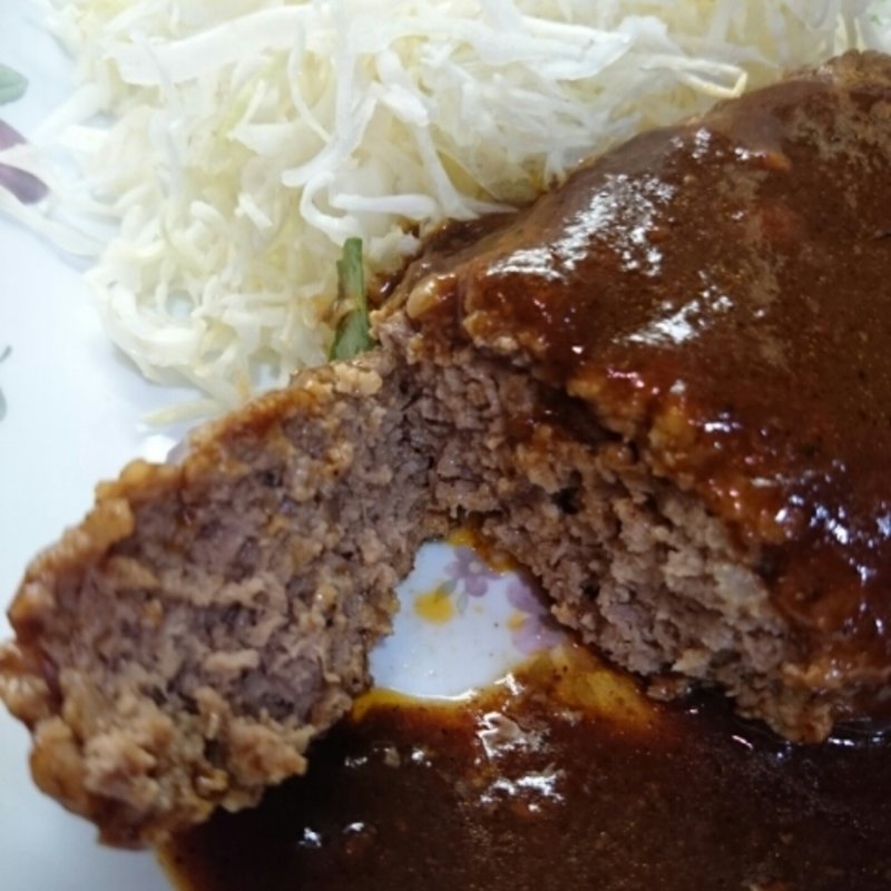 ハンバーグ ドライカレーセット(れすとらん はと屋)