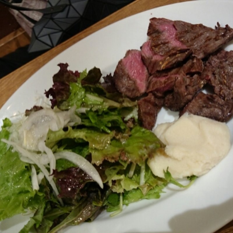 大麦牛ロースステーキ(牛バル こじまや 門前仲町店 （【旧店名】牛バル 小島商店）)