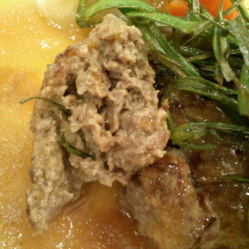 揚げネギ添え みぞれおろしハンバーグ(プティヴェール)