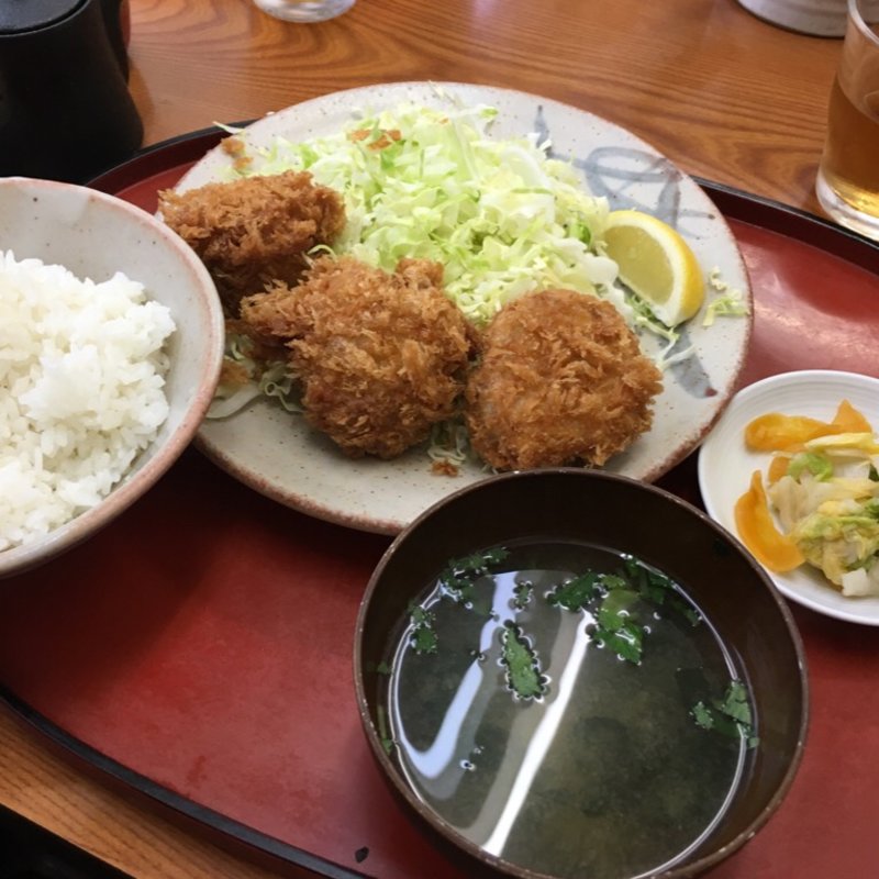 ヒレかつ定食(とんかつ繁)