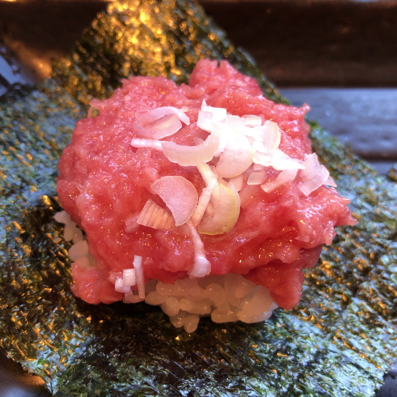 ネギトロのざぶとん(すし 海幸)