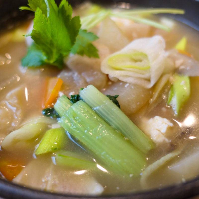 けんちんそば、うどん(手打ちそば 志な乃)